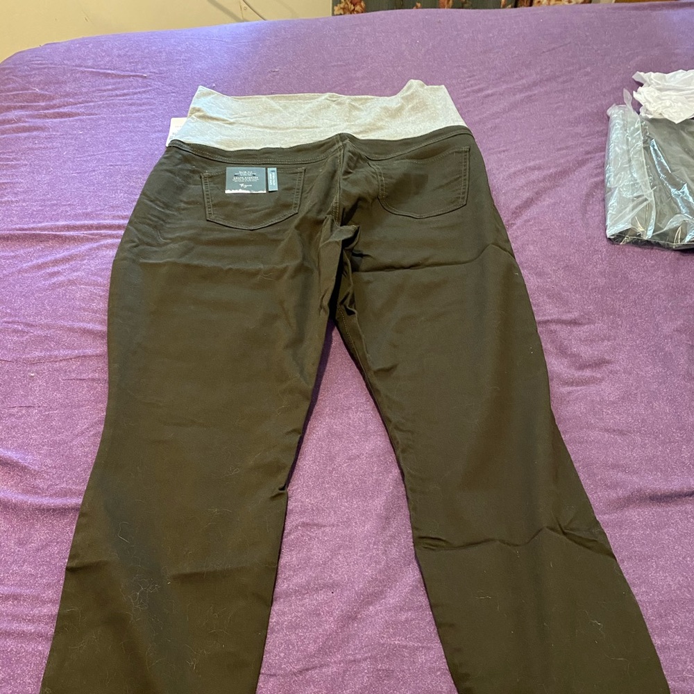 Super Skinny Coloured Sateen Maternity XXL